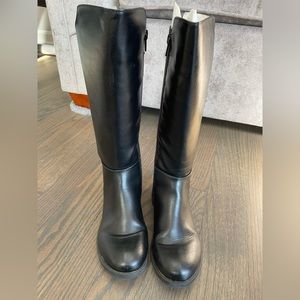 Steve Madden Kids Size 2 Black Knee High Boots